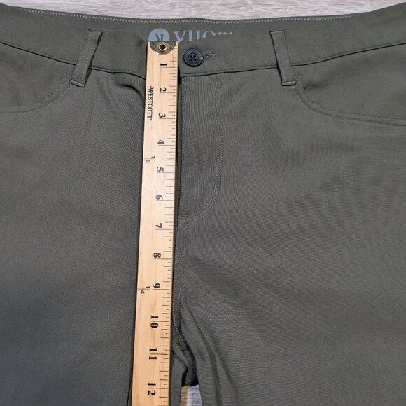 Vuori Men's 34 Meta Performance Dark Oregano Golf Pants Athletic Slim Fit V430 - Picture 12 of 14